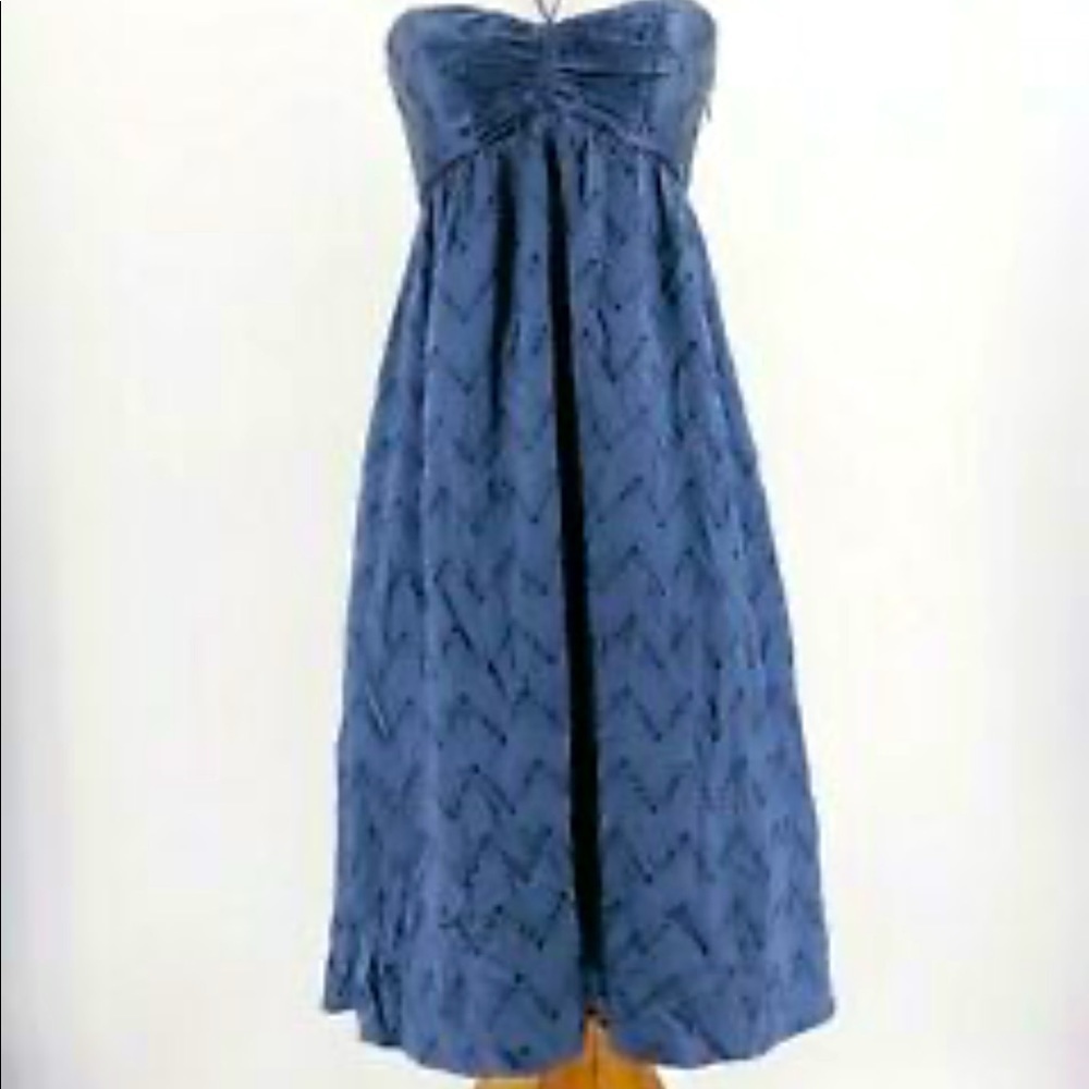 Betsey Johnson New York vintage silk navy dress